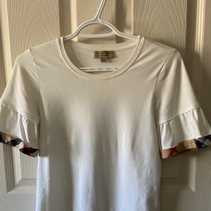 Burberry logo women top t shirt
